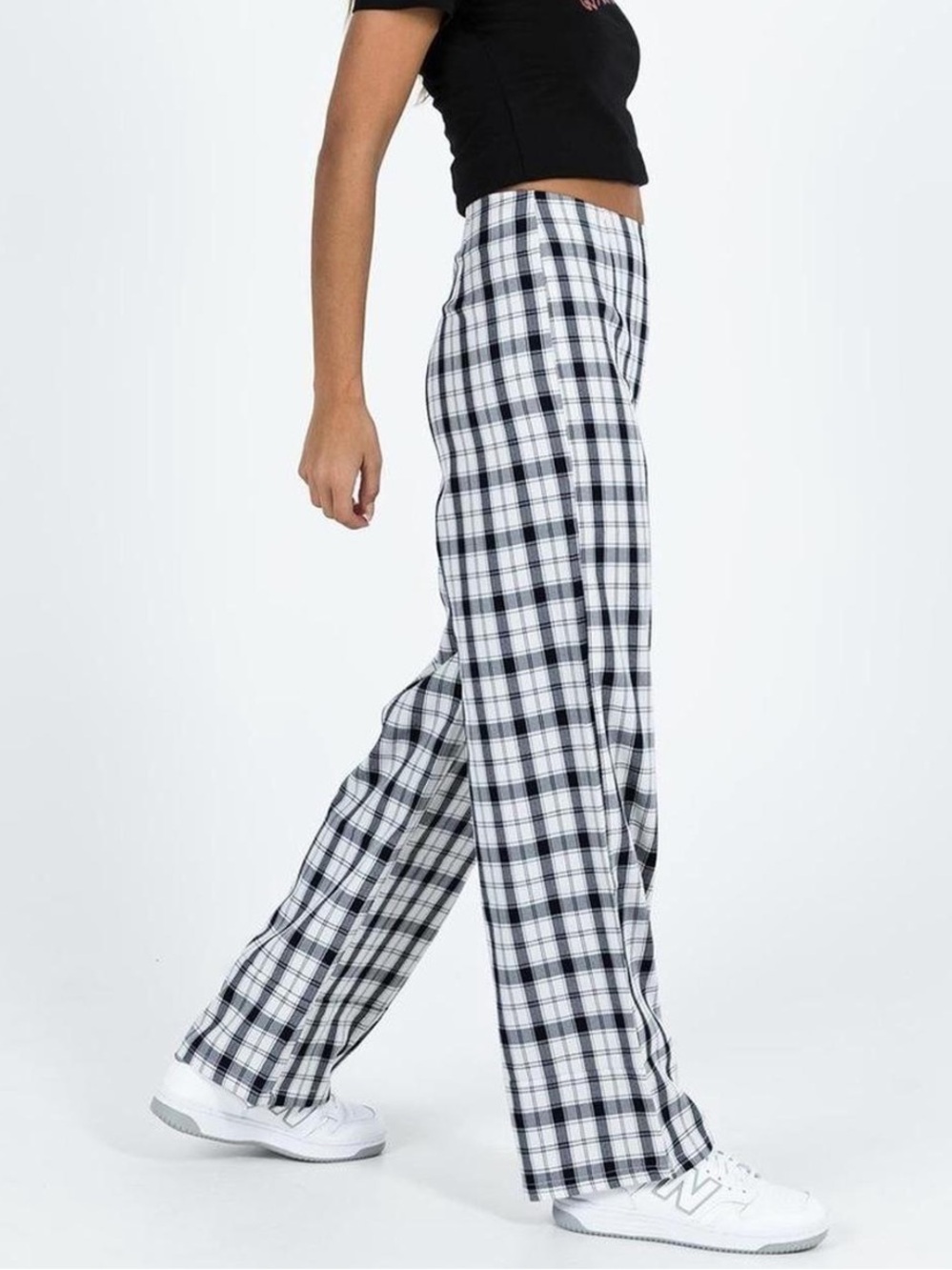 Princess Polly Euro Pants - Black/White